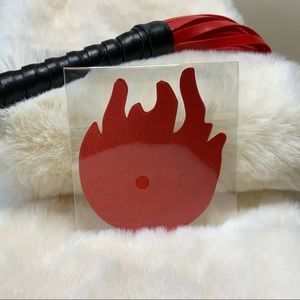 MIX/MATCH bundle to save Pasties: Red Hot Flames 🏳️‍🌈 Happy Pride 🏳️‍🌈